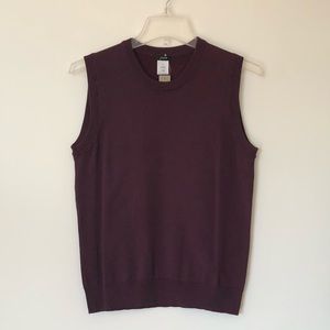 J.Crew plum purple sleeveless sweater tank